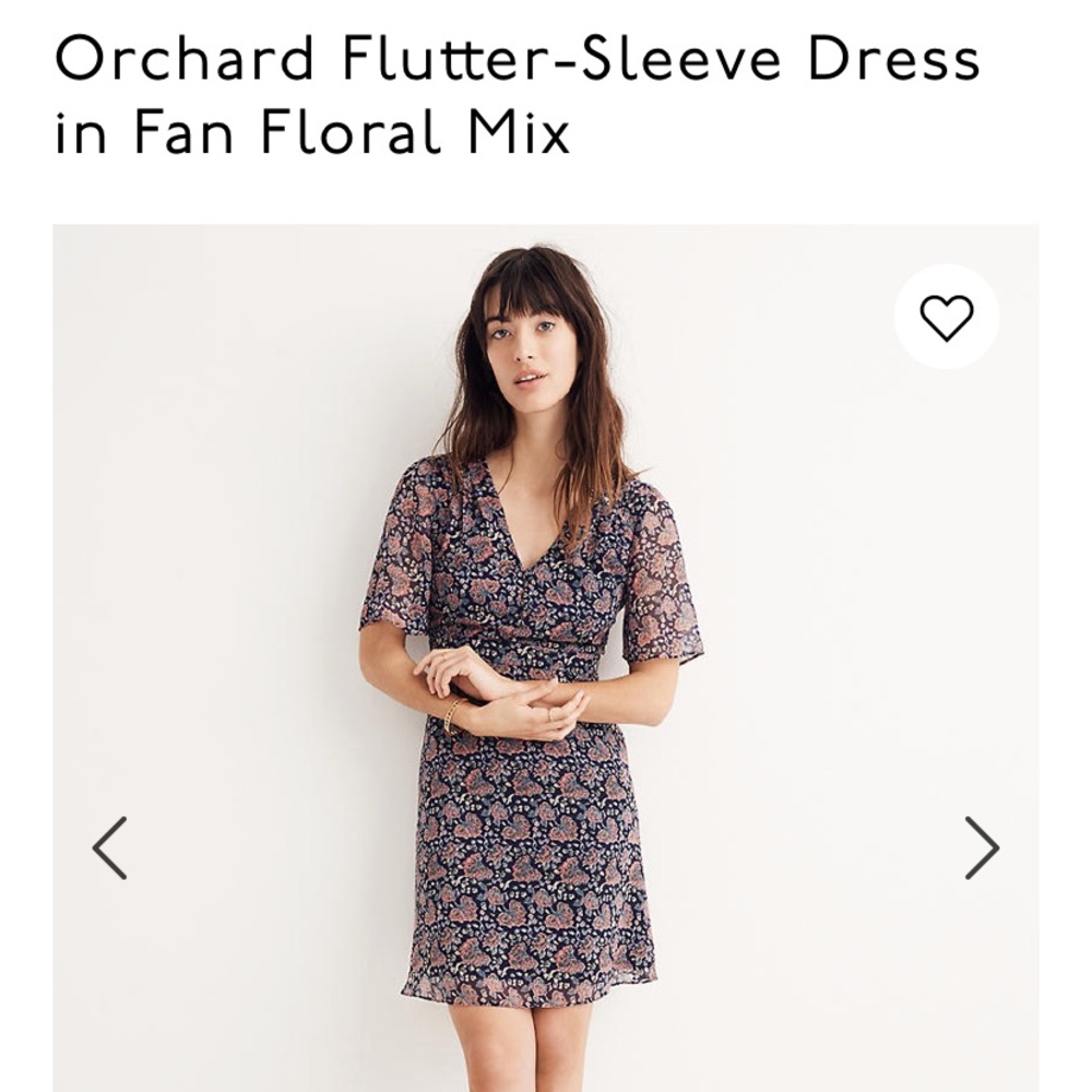 Madewell Orchard Flutter Dress